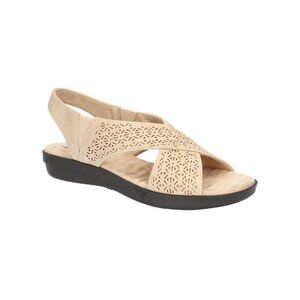 Easy Street Women's Claudia Comfort Wave Sandals Sand Size 8.5M